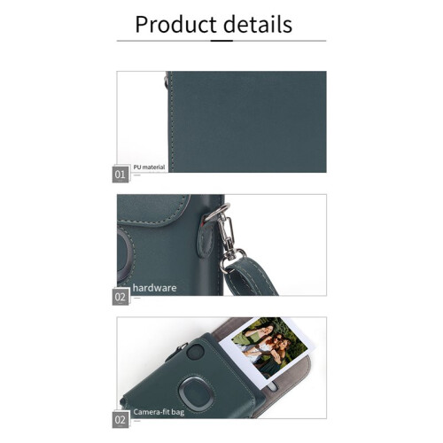 For  Instax Square Link Printer Case Retro Protective Cover Travel Storage Bag Pouch for SQ Link Printer B 2