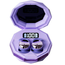 Wireless Sleep Earbuds Ear Buds, Sleep Earphone Small Design for Side Sleepers Earphones Violet