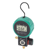 Digital HVAC Gauge Timed Shutdown Ergonomic Hand Wheel Multifunctional Stable HVAC Vacuum Gauge Tester