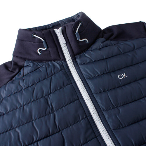 Calvin Klein (M, Navy/Navy) Calvin Klein Mens 2026 CK Hybrid Insulate Lightweight Golf Jacket 2