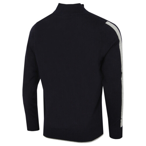 Calvin Klein (L, Navy) Calvin Klein Mens 2026 Golf Vertex Half Zip Neck Pullover Sweater 1