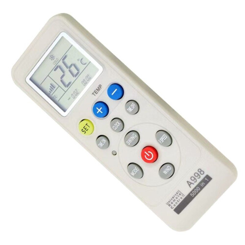 Universal Air Conditioner Remote Control AC LCD Remote Control 5000 in 1 Low Power Consumption Remote Control Controller 2