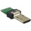 5 Pack  USB Connector for  S2/S3 MULTI Micro Camera Data 15 Pin USB PCB Connector Flat Micro USB Plug Adapter 2