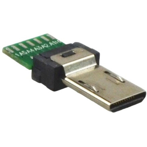 5 Pack  USB Connector for  S2/S3 MULTI Micro Camera Data 15 Pin USB PCB Connector Flat Micro USB Plug Adapter 1