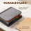 A6 Size Expanding File Folders,13 Pockets File Organizer Document Folder for Home School Pack of 2 5