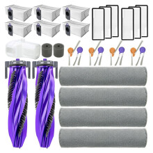 Pour le Kit D'Accessoires pour Aspirateur Robot pour Flow: Brosses, Lingettes de Nettoyage, Filtres et Encore