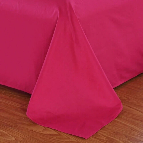 1 Piece Solid Fitted Sheet Mattress Protector Soft Breathable 90-180cm 2