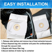 12 Pack Vacuum Cleaner Bags for Aerus Lux Guardian Platinum Canister Vacuum Cleaner Style P Dust Bags Replacement