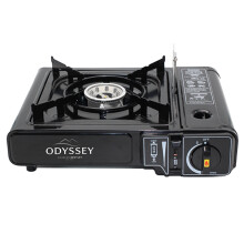 Charles Bentley Odyssey Single Portable Camping Gas Stove Cooker Butane Gas Refill Fishing Festival Caravan Travel Picnic