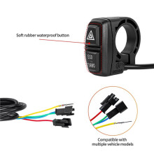 Single Dual Hazard Warning Indicator Double Warning Button for Togo Electric Scooter Accessories
