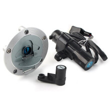 Pour YZF R3 R25 2014-2018 R6 2008-2016 Ensemble de Clé de Verrouillage de Siège, de Commutateur D'Allumage et de Bouchon de Carburant