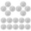 Raindrops 25 Stuks Polystyreen Bollen Massief Schuim Voor Kinderen Wit 1