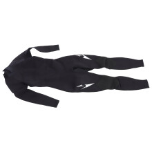Zwart Wetsuit Voor Vrouwen Met Langemouwen Duikpak Scr