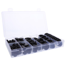 200St Rubber Grommets Kit Voor Draadbescherming Zwart En