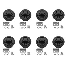 8X Slam  Hatch Round Pull  1/2 Inch Door Replace M1-63 RV Marine