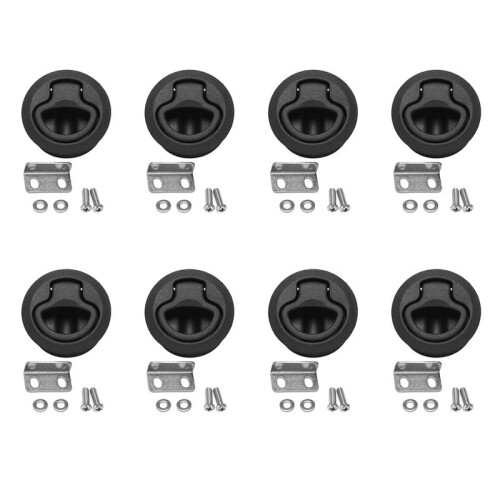 8X Slam  Hatch Round Pull  1/2 Inch Door Replace M1-63 RV Marine