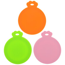 3 Herbruikbare Silicone Voerblikdeksels Kat Hond