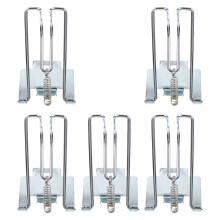 5St Zilveren Metalen Geldhouder, Tray Clip Voor Papiergeld