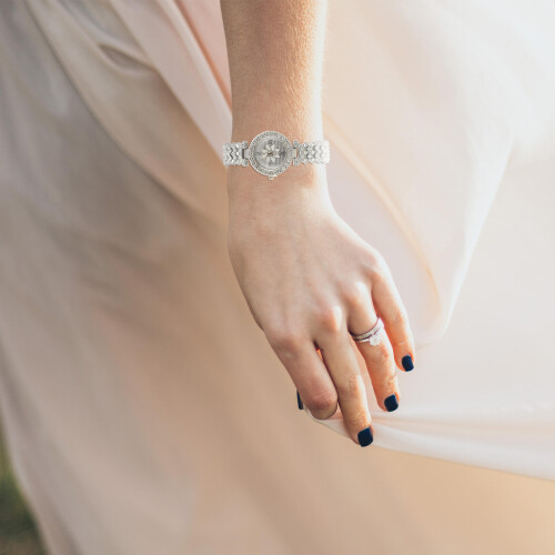 Dames Quartz Met Decoratieve Polsband 2