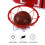 set kinderbasketballkorf hangend ijzer rood 5