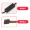 Duurzame Dc Extension Kabel Hard Drive Power Adapter Zwart 4