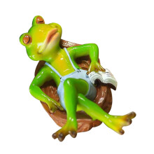 Mini Eenden Vijversier Buiten Kikker Ornament