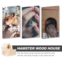 1Set Hamsterhuisje Beige Vrolijke En Veilige Dierverblijf