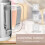 Candle Container Met Tuit Marigold Kunstmatige Krans 8