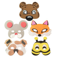 5 Stuks Grappige Dierenmaskers Voor Optredens En Cosplay Feesten