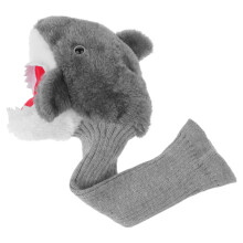 Lichtgrijs Mallet Putter Headcover Katoen Beschermhoes Golfs