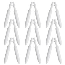 48St Markeerstift Vervangpunten Nylon Acryl Fijne Punt Wit