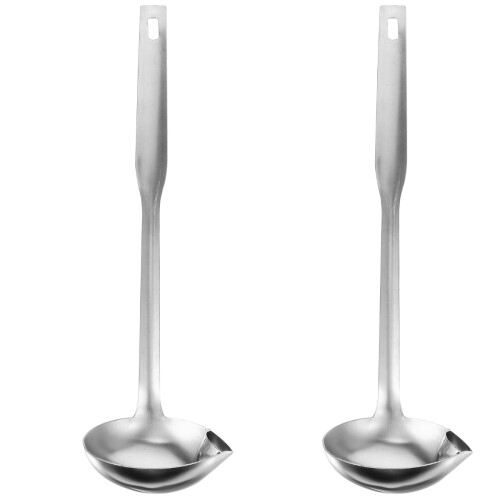 2Pièces Séparateur Huile Soupes Acier