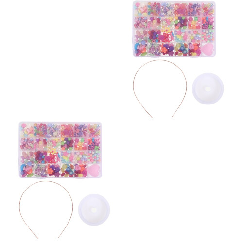 2Pièces Perles Rose Jouet Apprentissage Enfants 2