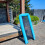 Draagbare Blauwe Nylon Zwemmat Opblaasbaar Drijvend Bed 8