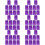 60Pièces Sacs Rangement Perruques Violet Facile À Transporter 7