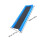 Draagbare Blauwe Nylon Zwemmat Opblaasbaar Drijvend Bed 2