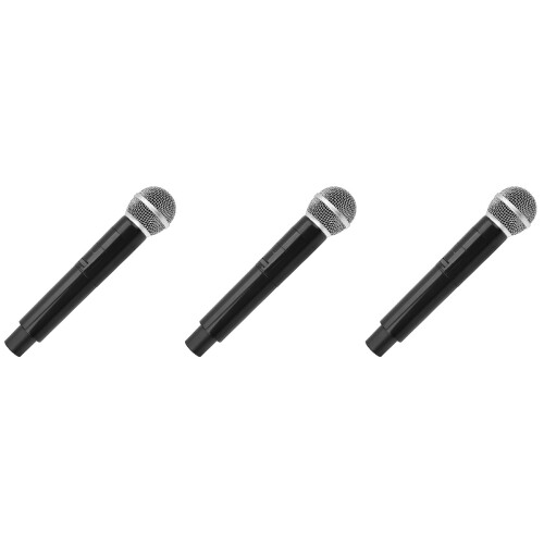 3Pièces Microphone Jouet Enfants Noir Prop Pour Jeu D'imitation 2