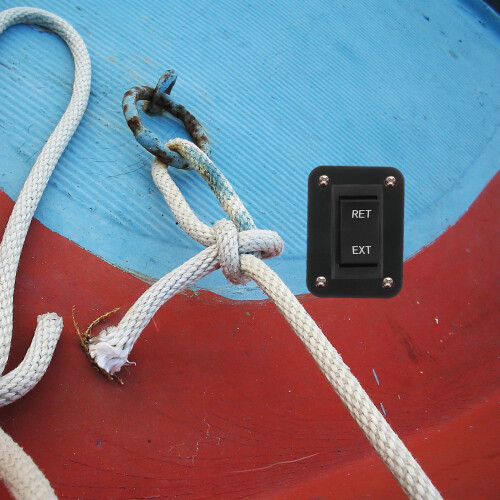 Rv Jack Switch Zwart Momentary Push Button En Kunststof 2