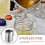 Candle Container Met Tuit Marigold Kunstmatige Krans 4