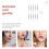 1Ensemble Pinceau Silicone Accessoire Durable 5