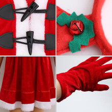 1 Set Kerst Schattig Elandenmeisje Jurk Cosplay
