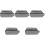 5Pièces Sac Portable Pour Machine À Gris En Polyester Durable 2