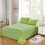 1 Piece Solid Fitted Sheet Mattress Protector Soft Breathable 90-180cm 1