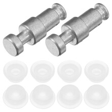 2St Zilveren Drijfkraan Van Silicium + Aluminium Voor Hogedrukpannen