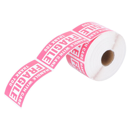 Barcode Sticker Waarschuwing Zelfklevend Voorzichtigheid Conspicu