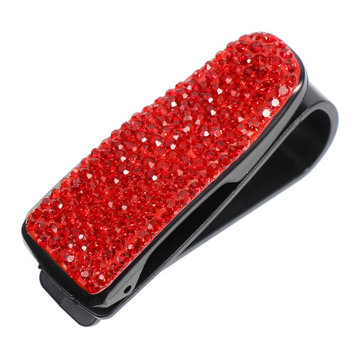 Car Use Zonnebrilclip Rood Plastic 1 Set