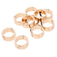 10St Openbare Binder Rings Goudkleurig Voor Kalender En Indexkaarten