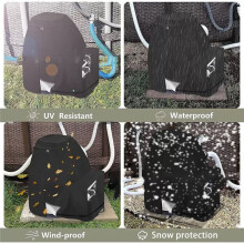 Sand Filter Pump Cover,Waterproof Anti-UV Above Ground Pool Pump Cover,Suitable for Most Popular Model Sand Filter
