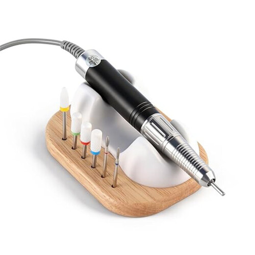 Nail Drill Bit Holder and Organizer, 6-Bit Organizer for Nail Drill Machine Professional Nail Tools Organizer Box Case 2