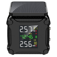 Reifendruckkontrollsystem für Motorräder und Elektrofahrzeuge, Drahtloses Digitaldisplay, Integriertes TPMS